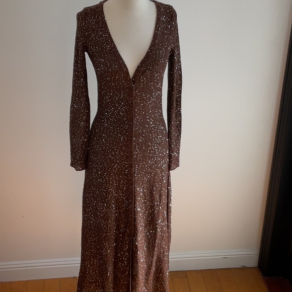 MISA Los Angeles Rafael Cardigan Dress, Size: M - Picture 10 of 16